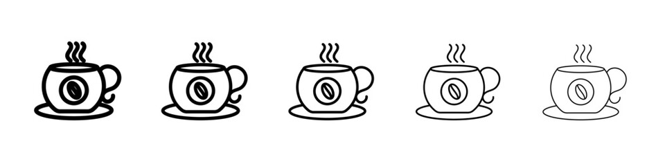 cappuccino icon simple illustration logo art