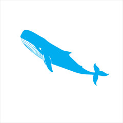 Whale Silhouette Vector Illustration,Black Whale Shape in Side View,Marine Animal Whale Silhouette Design,Ocean Whale Outline Vector Art,Simple Whale Silhouette Graphic,Whale Silhouette for Logo 