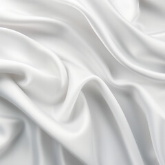 Obraz premium A mock-up image of a completely clean white fabric Generative AI 