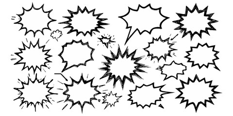 Vector new style effect speech bubble design element