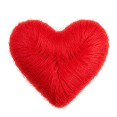Illustration Red Heart Decoration Symbol of Love in Valentines Day