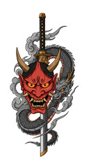 viking helmet and sword