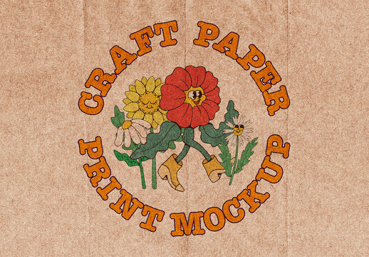 Craft Print Logo Mockup