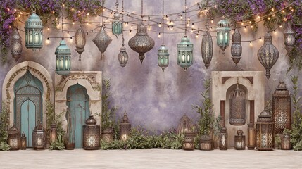 Vibrant colors and unique designs come together in a creative paper art collage that showcases imagination and creativity