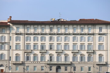 Obraz premium Typical historic buildings in Florence, Italy
