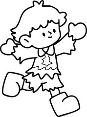 Cartoon, element, ghost in a cloak, autumn, Halloween, illustration, cute picture, hand-painted