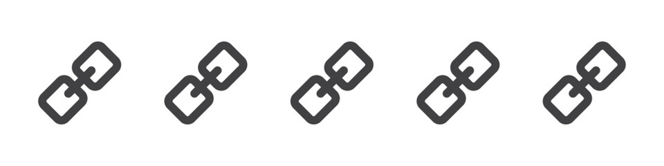 Chain icon simple illustration logo art