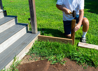 Constructing wood frame