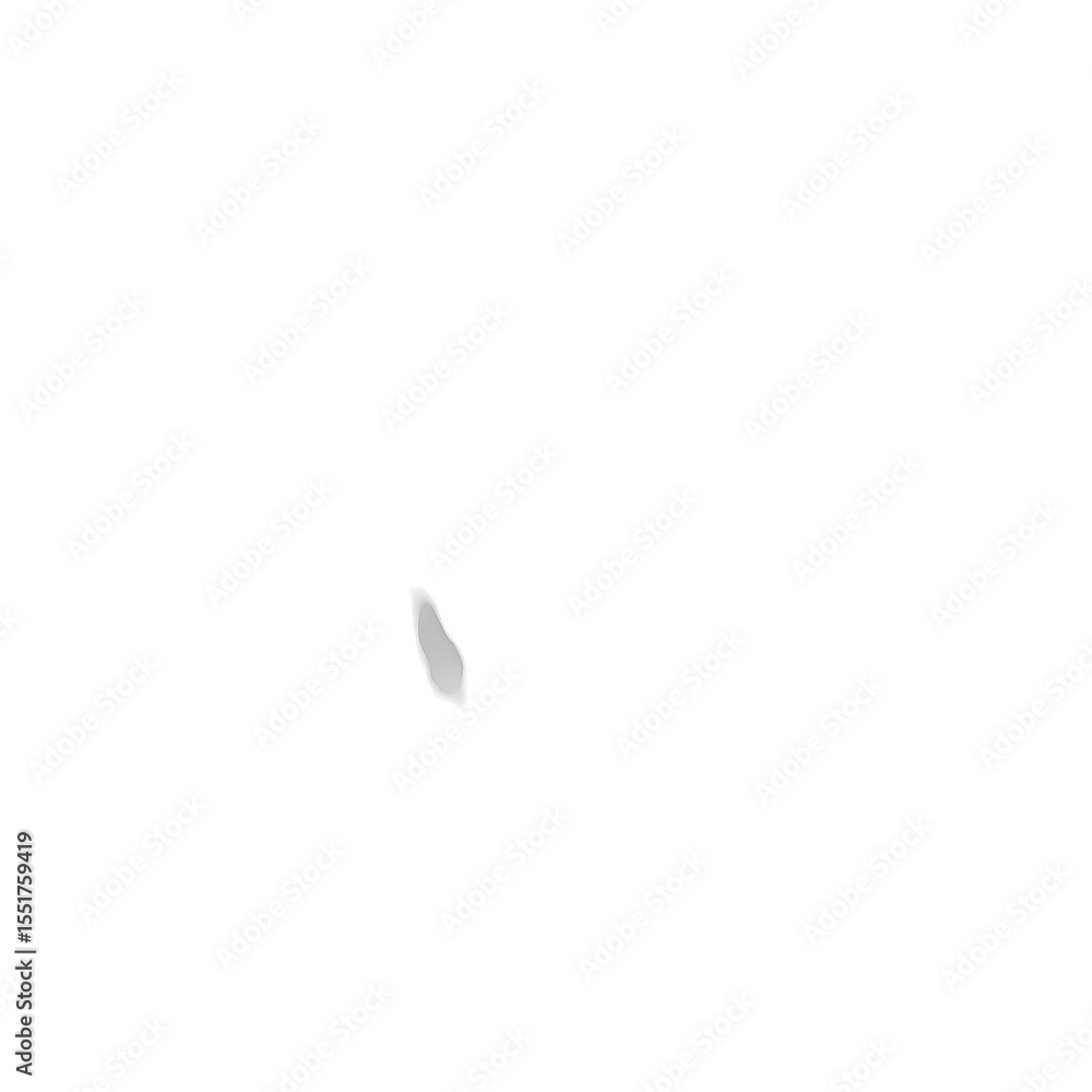Poster isolated blob illustration abstract shape on transparent background design