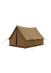 Isolated Camping Canvas Tent For Outdoor Recreation Transparent Background