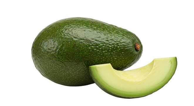 Isolated Avocado PNG Green Fruit Fresh Food Diet Ingredient Design - Powered by Adobe
