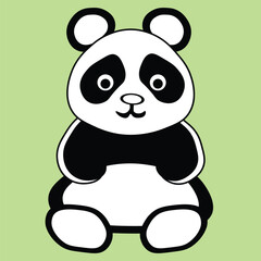 vector panda image free download 