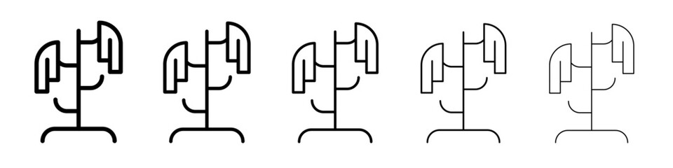 Coat Stand Icon simple illustration logo art