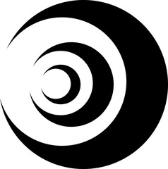 Vector illustration. abstract graphic geometric symbol and object. Vectores.