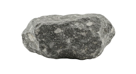Isolated Gray Stone Rock Mineral Ground Geology Natural Element