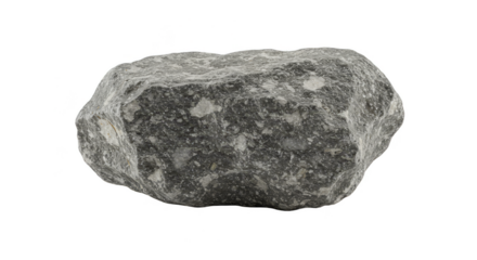 Isolated Gray Stone Rock Mineral Ground Geology Natural Element