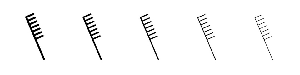 comb icon simple illustration logo art