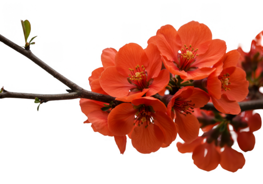 Isolated Orange Blossom Flower Transparent Background Illustration Spring