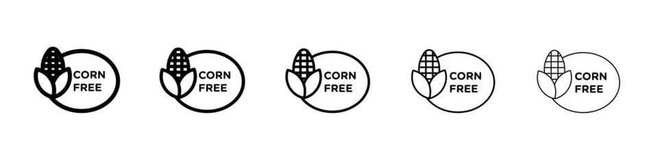 corn free icon simple illustration logo art