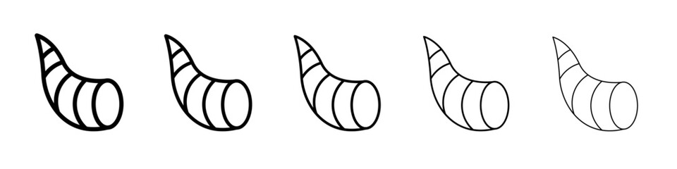 cornucopia icon simple illustration logo art