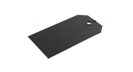 Isolated Gray Price Tag Rectangular Shape Promotion Template Illustration