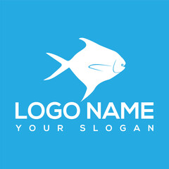 Logo Fish abstract vector Creative design concept.
