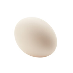 Isolated Raw White Egg Rich Protein On Transparent Background