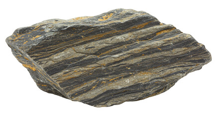 Isolated Rock Stone Texture with Natural Pattern on Transparent PNG