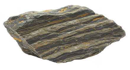 Isolated Rock Stone Texture with Natural Pattern on Transparent PNG