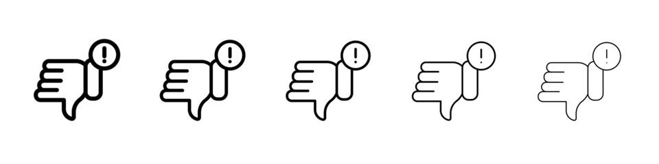 Criticism icon simple illustration logo art