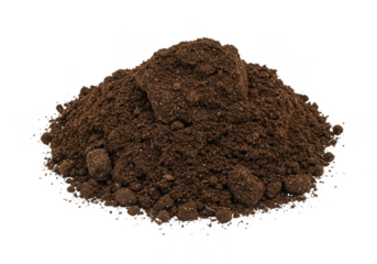 Isolated Pile Of Ground Coffee Brown Powder On Transparent Background