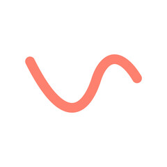 Cartoon hookworms parasite 