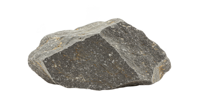 Isolated Pyrite Mineral Gold Iron Sulfide Rock Metallic Gem Stone