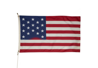 Isolated Transparent American Flag Symbol Of Patriotism And Freedom