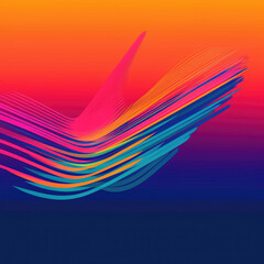 Abstract Art with Generative AI technology