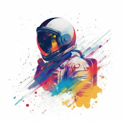 Abstract Art with Generative AI technology