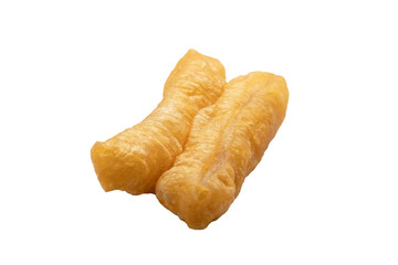 Deep-fried dough stick, isolated on white background, png
