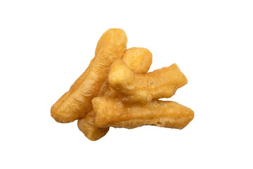 Deep-fried dough stick, isolated on white background, png