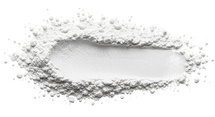 Fototapeta premium Isolated White Powder Makeup Cosmetic Beauty Product Ingredient