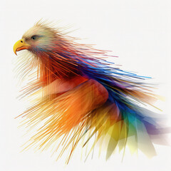Abstract Art with Generative AI technology