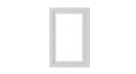 Isolated White Frame Background Window Border Empty Modern Square