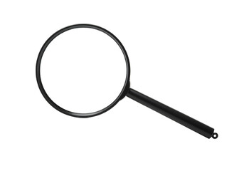 Magnifying Glass Tool For Search Isolated On Transparent Background