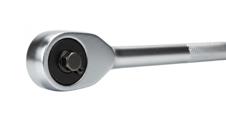 Isolated Transparent Background Ratchet Wrench Tool for Mechanical Repair