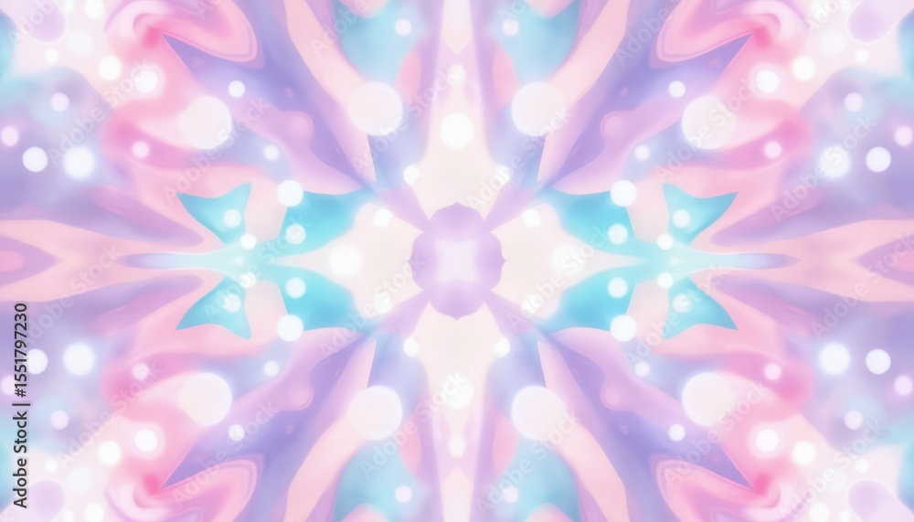 Poster colorful abstract spectacle, a vibrant fusion of circles and stars in dynamic visual display