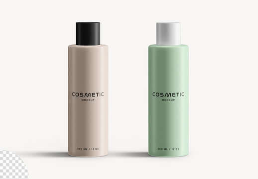 Cosmetic Bottle Packaging Mockup
