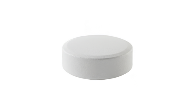 Isolated White Pill Medicine Tablet Medication Drug Health