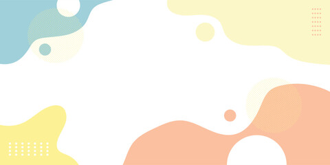 Abstract Vector Geometric Background. Wallpaper illustrations backdrop in pastel colors. Suitable for covers, poster designs, templates, banners and others