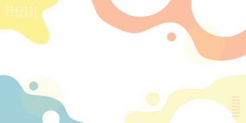 Abstract Vector Geometric Background. Wallpaper illustrations backdrop in pastel colors. Suitable for covers, poster designs, templates, banners and others