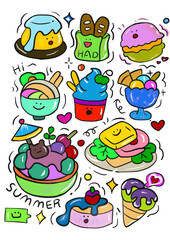 set of cartoon animals