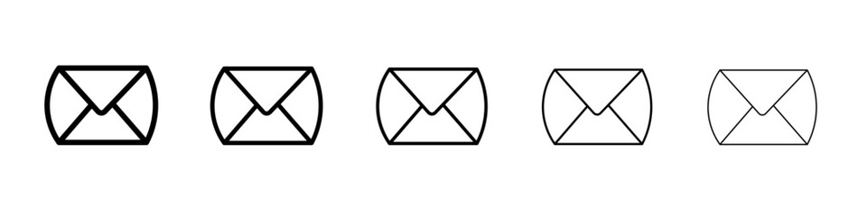 Envelope icon simple illustration logo art